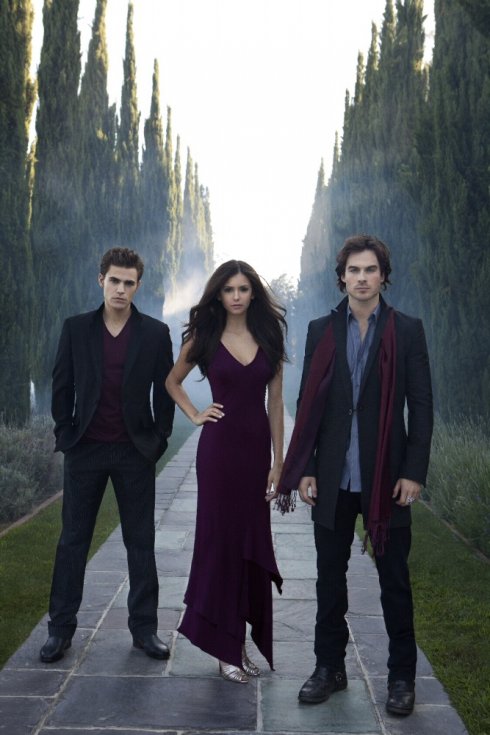 Foto: Paul Wesley, Nina Dobrev & Ian Somerhalder, Vampire Diaries (© Warner Bros. Entertainment Inc.)