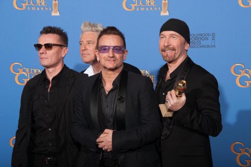Foto: Bono & The Edge, 71st Golden Globe® Awards (© 2014 Hollywood Foreign Press Association)