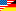 Flagge Deutschland/USA