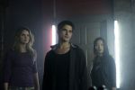 Foto: Shelley Hennig, Tyler Posey & Arden Cho, Teen Wolf - Copyright: Photo by Scott Everett White, for MTV Networks, LLC © 2014. All Rights Reserved