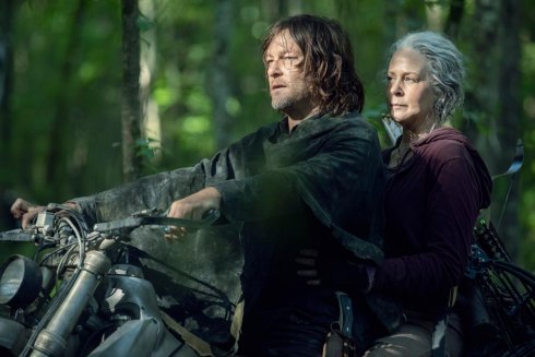Foto: Norman Reedus & Melissa McBride, The Walking Dead (© Jackson Lee Davis/AMC)