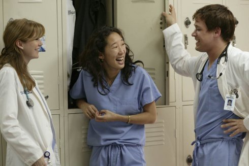 Foto: Ellen Pompeo, Sandra Oh & T.R. Knight, Grey's Anatomy (© ABC/Richard Cartwright)
