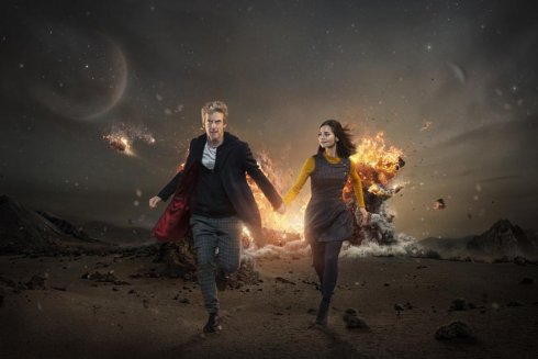Foto: Peter Capaldi & Jenna Coleman, Doctor Who (© polyband)