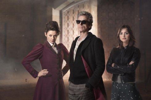 Foto: Michelle Gomez, Peter Capaldi & Jenna Coleman, Doctor Who (© polyband)